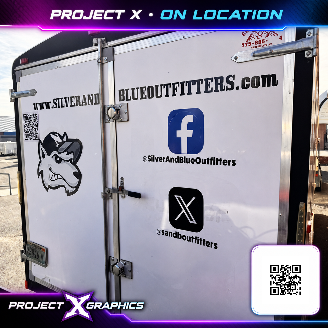 featured on location / rear graphics project by Project X Graphics