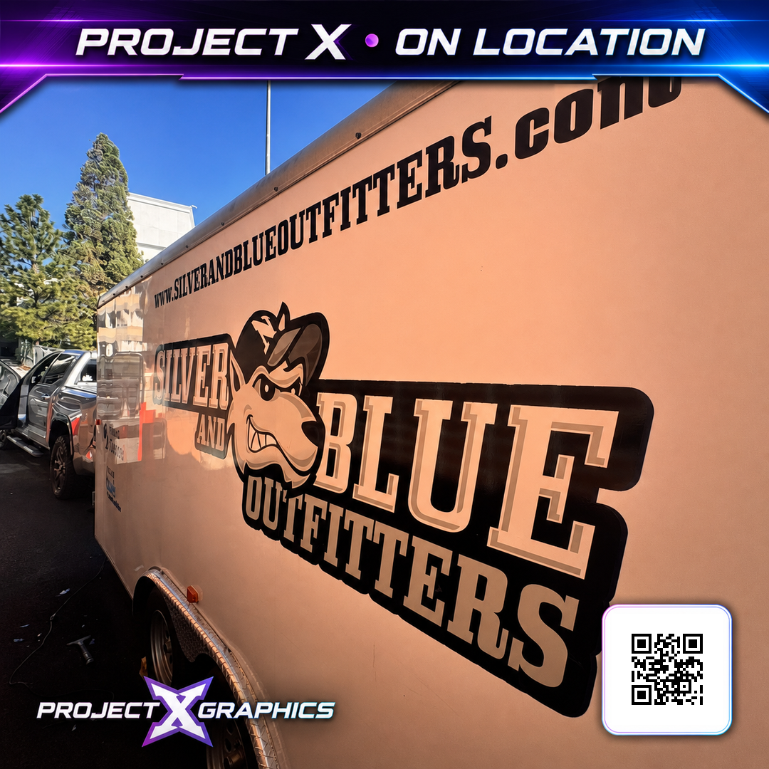 featured on location / detail view project by Project X Graphics