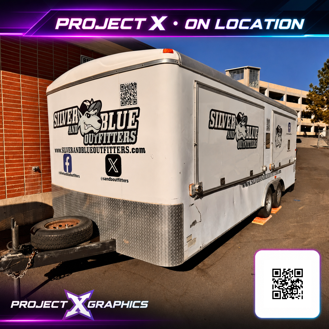 featured on location / three-quarter view project by Project X Graphics