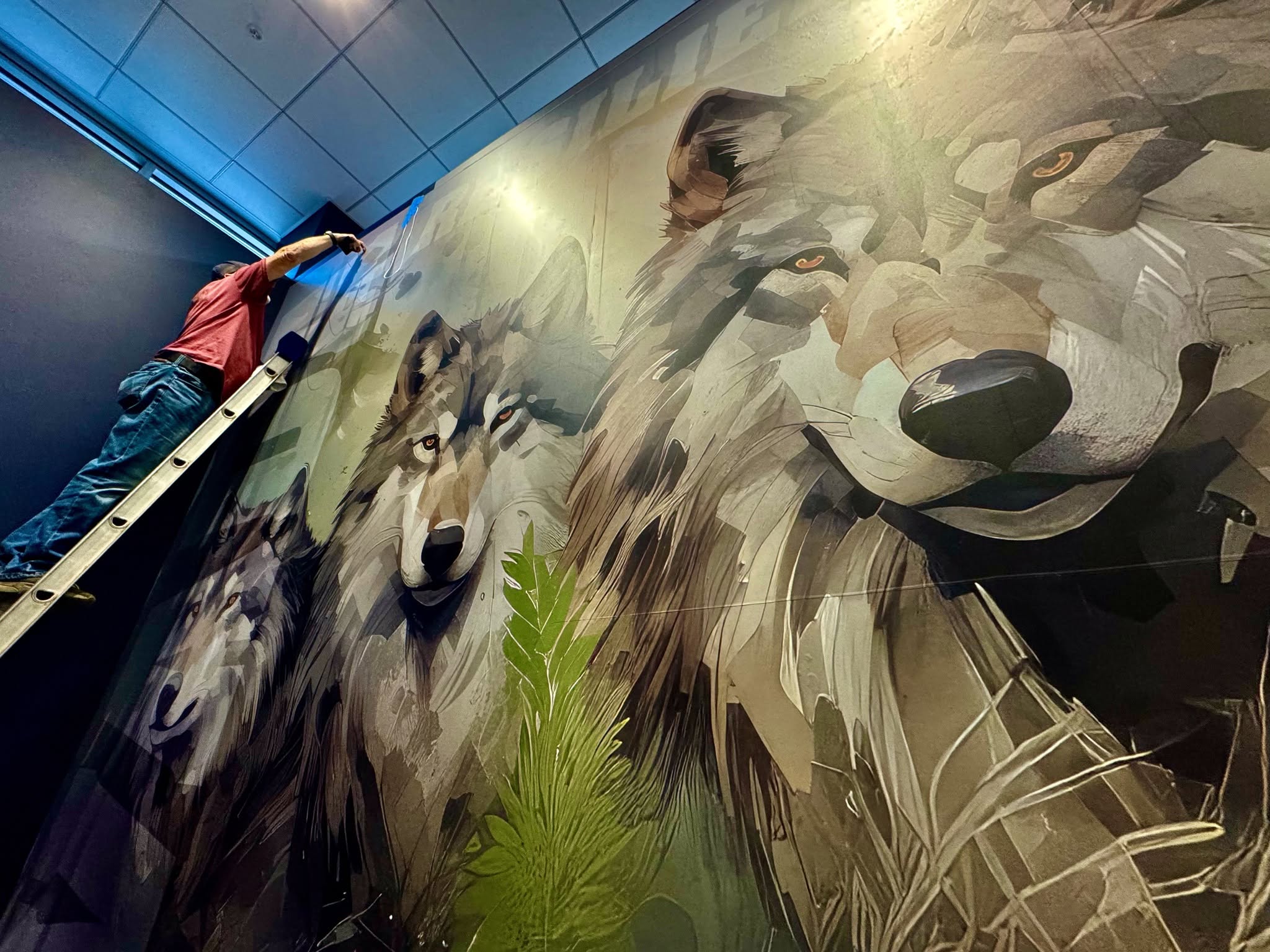 mural installation project by Project X Graphics