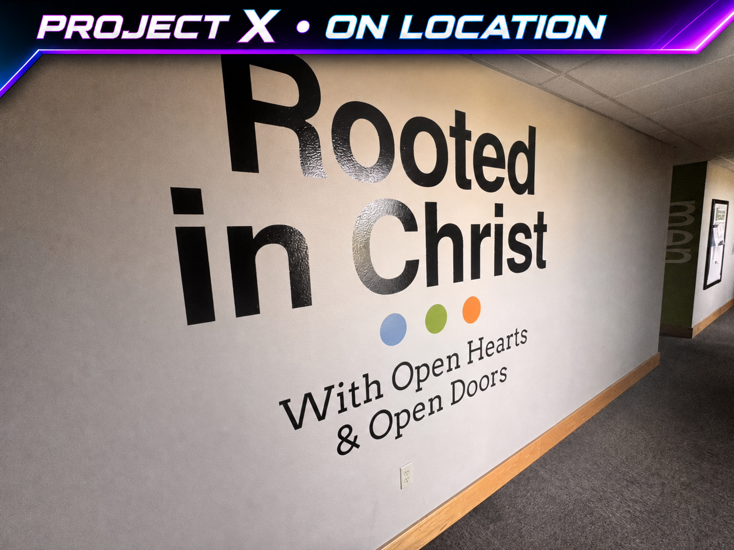 featured on location / wall graphics project by Project X Graphics