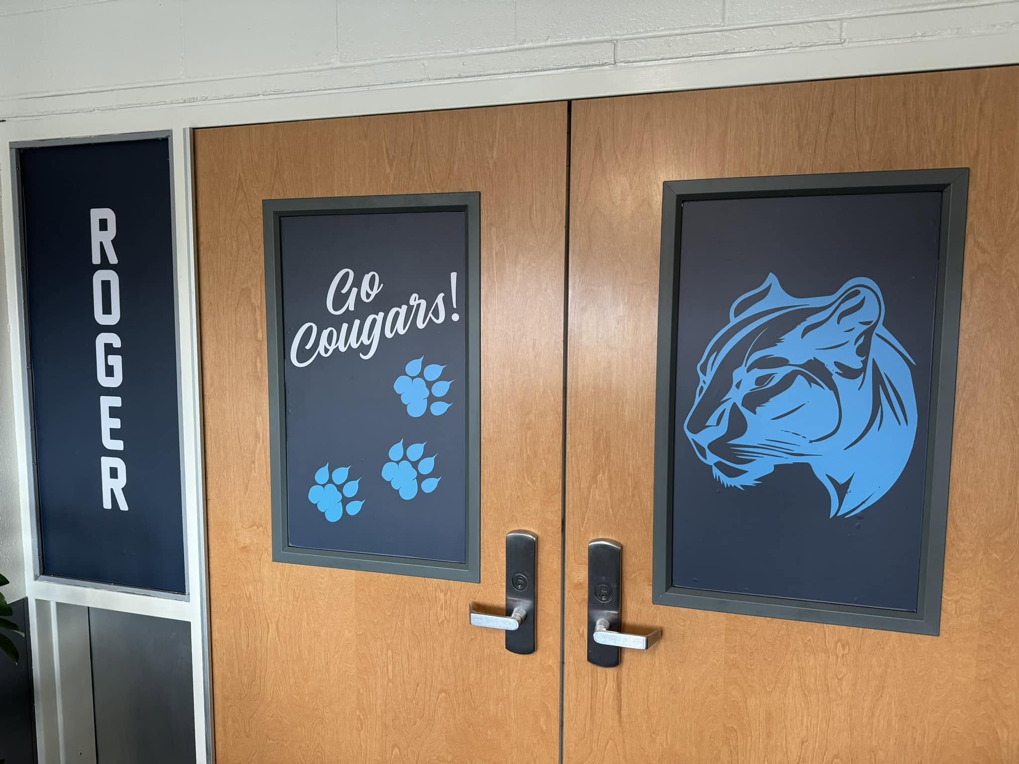 custom door & window graphics project by Project X Graphics