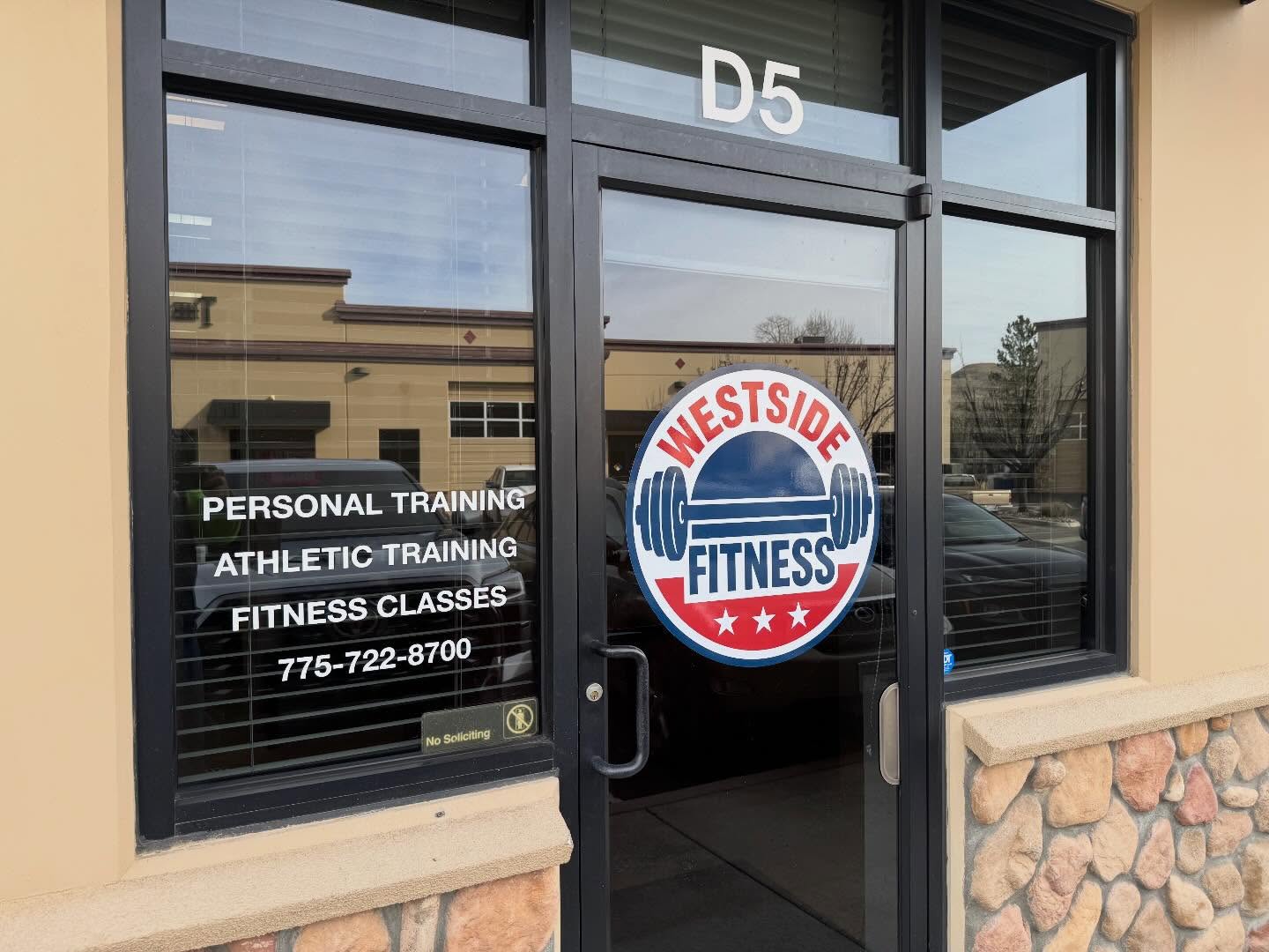 cut vinyl window lettering project by Project X Graphics