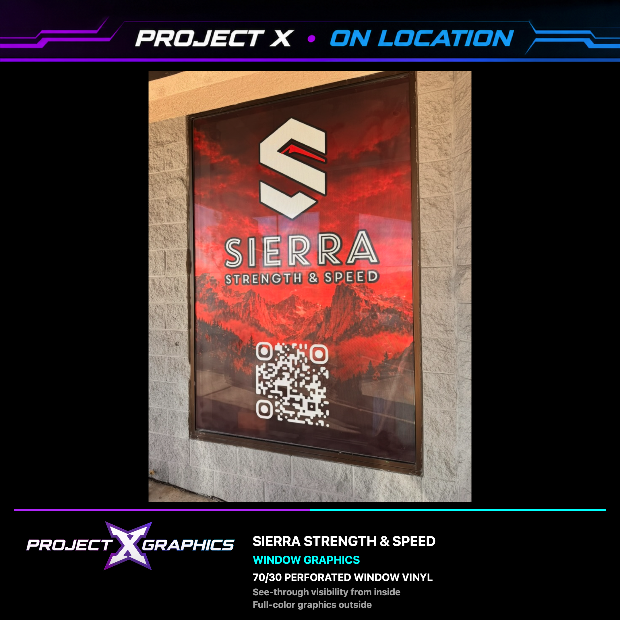 sierra strength & speed / branding project by Project X Graphics